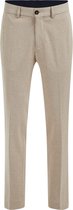 WE Fashion Heren fijngebreide pantalon met structuur, Archie