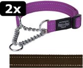 2x FANBELT CHOKER CHOCO