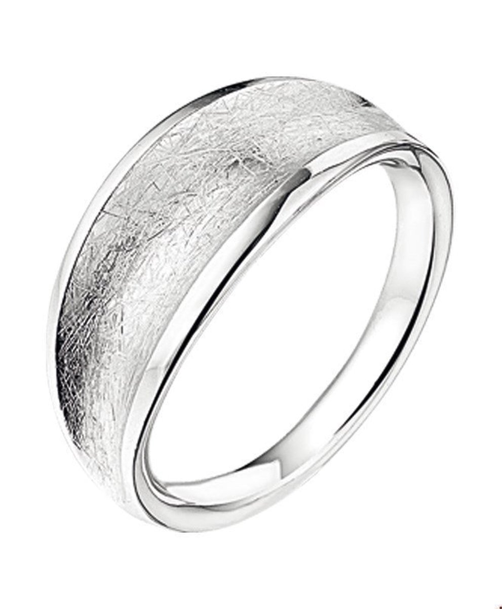 Zilver Gerhodineerde Ring gescratcht 1320396 19.00 mm (60)