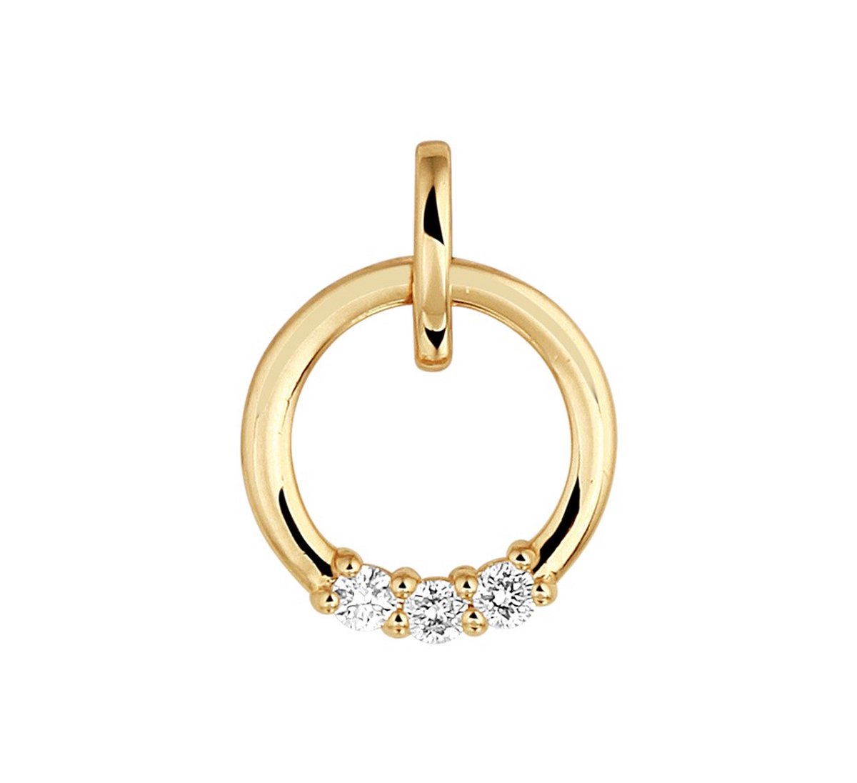 hanger diamant 0.09ct h si