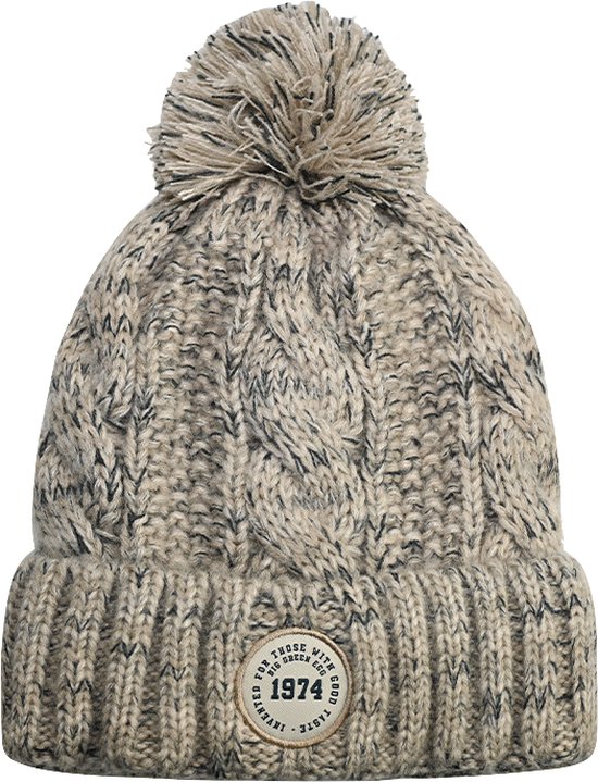 Big Green Egg Beanie - Muts - Beige- Onze size