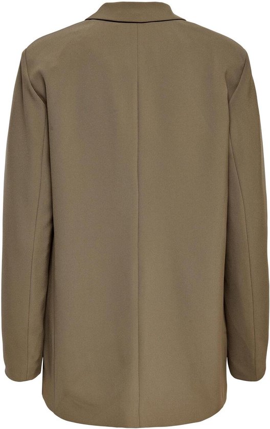 Blazer ONLY Onlcarolina Life L/S Open | Gris Plateado | Talla 38 Mujer