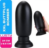 Lusty XXL Buttplug Bomber - 24 x 8.5 cm - Met Zuignap - 1.5 KG - Extra Grote Anaalplug - Anaal Toys - Seksspeeltje - Sex Toys - Anale Toys - Butt Plug