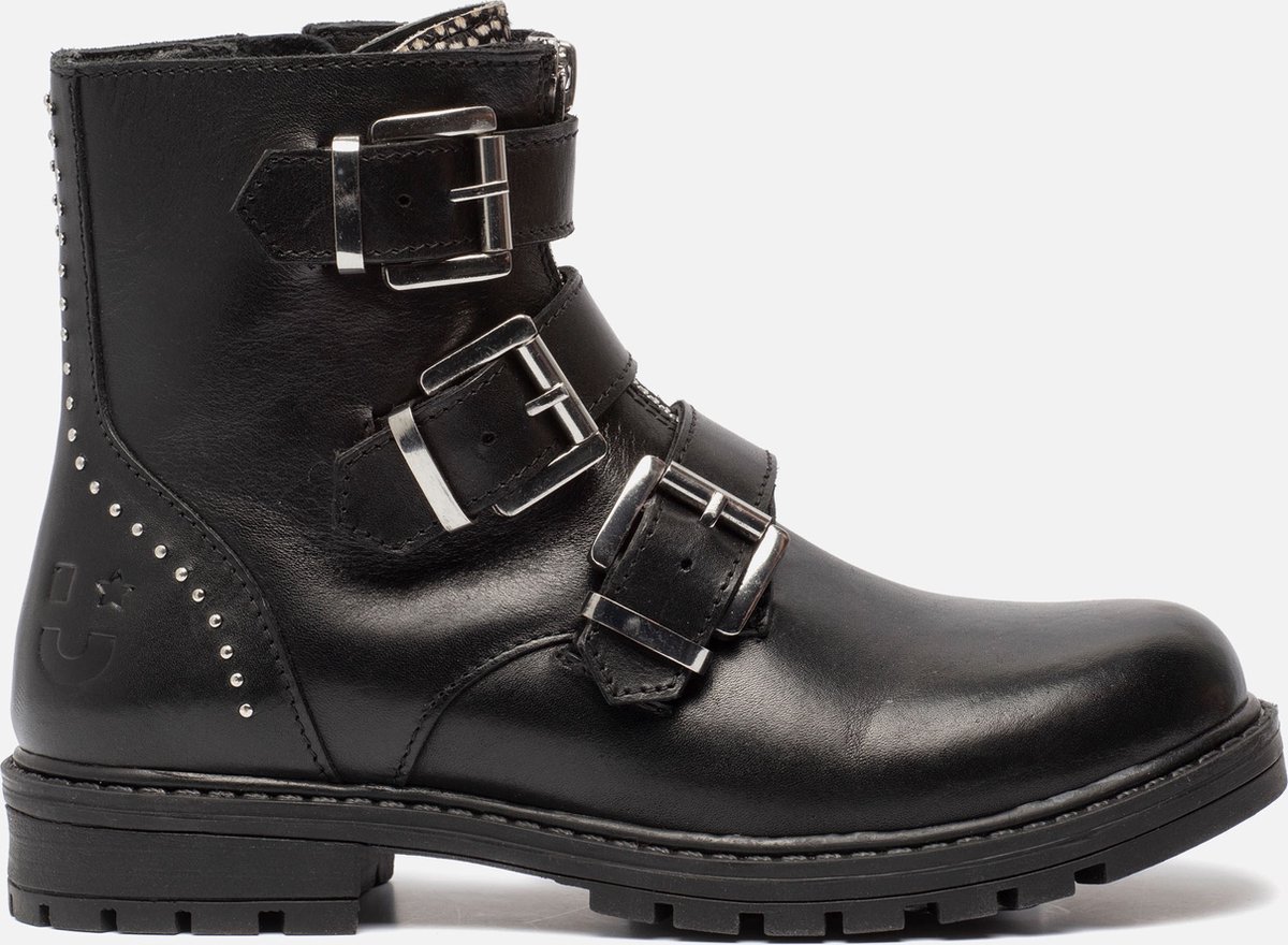 Muyters Biker boots zwart Leer 32705 - Dames - Maat 30 | bol.com
