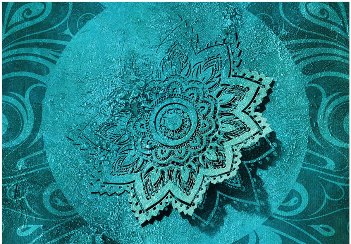Fotobehang - Azure Flower.