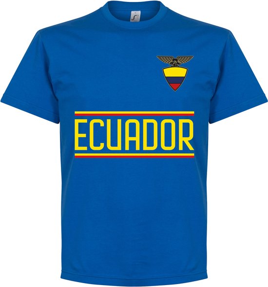 Ecuador Team T-shirt - Blauw - XXL
