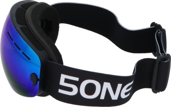 5one® Alpine 2 Blue Anti-Condens Skibril met Hardcase voor kinderen