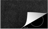 KitchenYeah - Inductie beschermer - Graniet print - Steen - Zwart - Design - Afdekplaat voor kookplaat - Inductie fornuis - 91x52 cm - Inductie mat