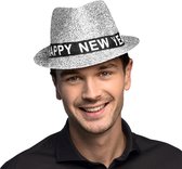 Boland - Hoed Sparkling 'HAPPY NEW YEAR' - Één maat - Volwassenen - Unisex -