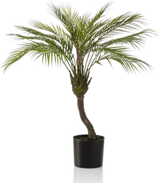 Plante artificielle Emerald en pot palmier chamaedorea 85 cm