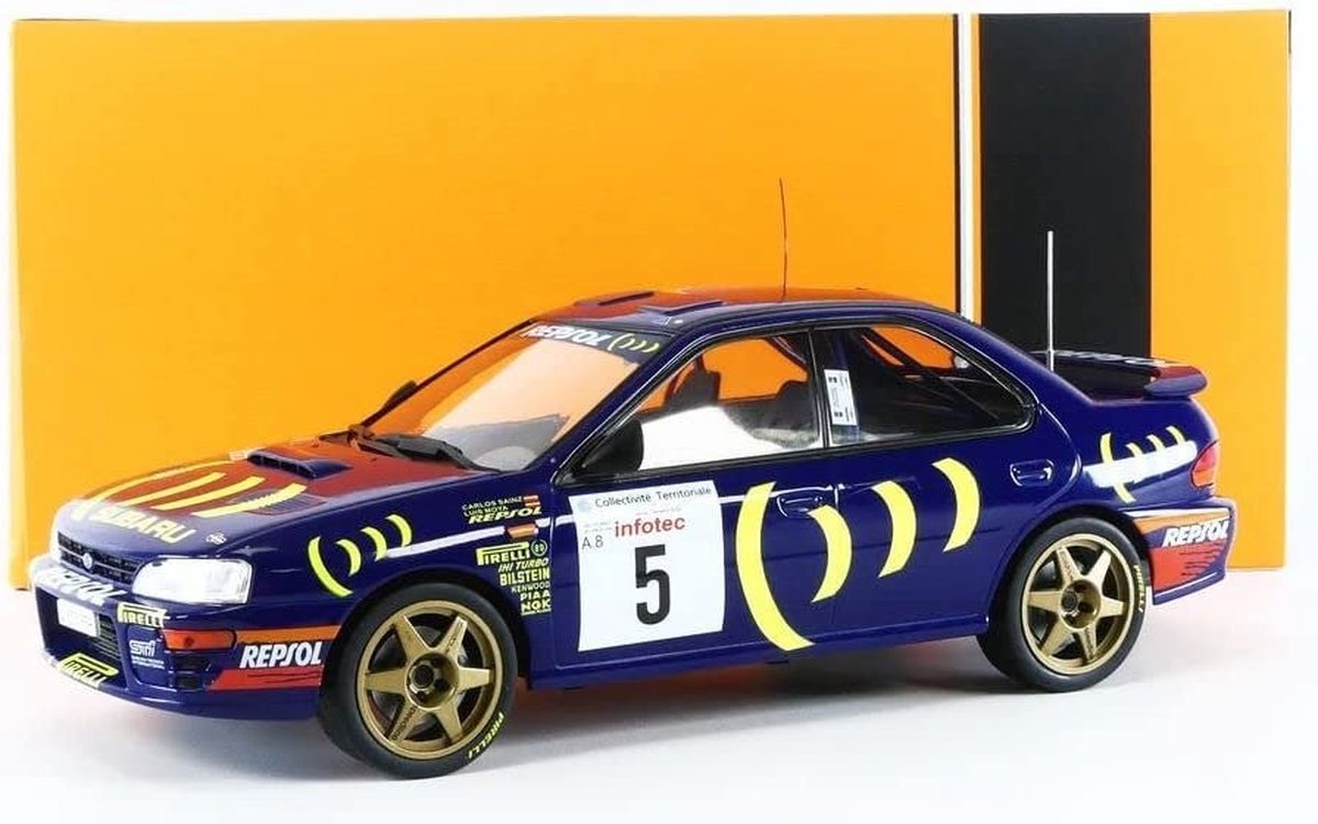 Subaru Impreza 555 #5 Winner Tour de Corse / Rally Catalunya 1995 - 1:18 - IXO Models