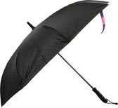 Biggdesign Moods Up Omgekeerde Paraplu Voor Regen Winddicht- Reversible- Zwart/Paars-110 cm