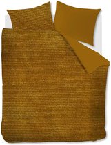 At Home by BeddingHouse Cosy Corduroy Dekbedovertrek - Tweepersoons - 200x200/220 cm - Oker