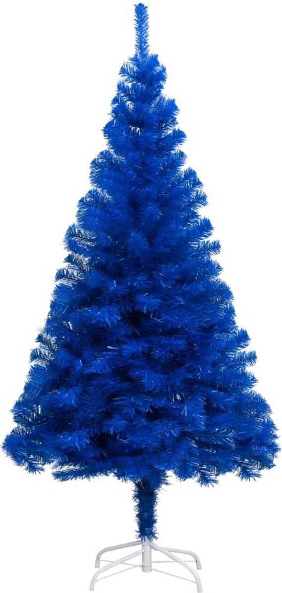 Prolenta Premium - Kunstkerstboom met standaard 210 cm PVC blauw