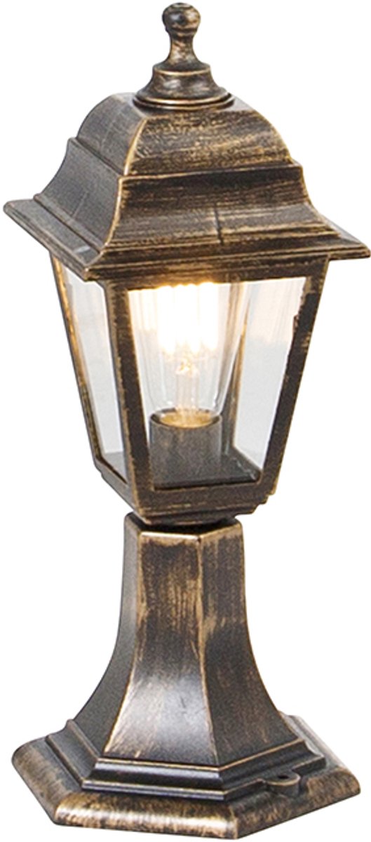 QAZQA capital - Klassieke Staande Buitenlamp | Staande Lamp voor buiten - 1 lichts - H 415
