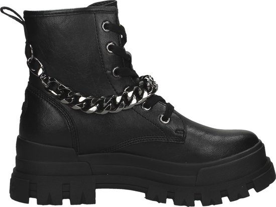 Buffalo Boot With Chain Veterschoenen Hoog - zwart - Maat 38