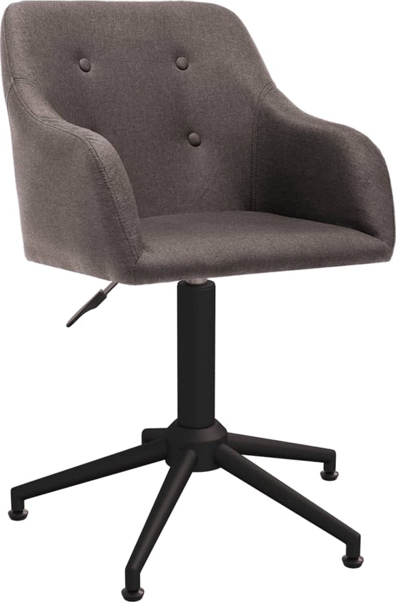 Prolenta Premium - Kantoorstoel draaibaar stof taupe