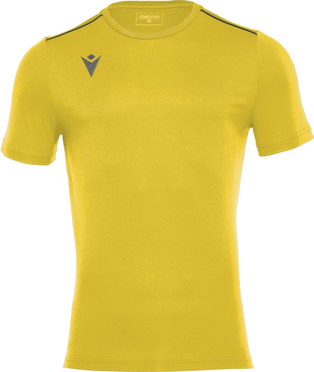 Macron Rigel Hero Shirt Korte Mouw Heren - Geel | Maat: XXL