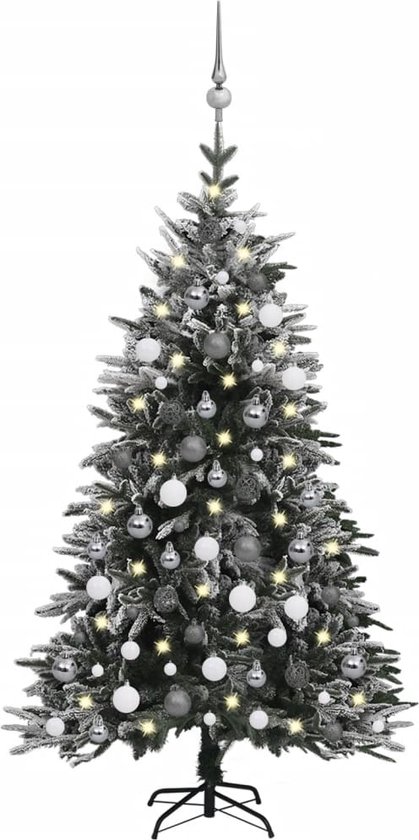 Sapin De Noël Artificiel 75 Cm Avec Neige Tombante Et Lumières LED - Musique Intégrée - Pour Intérieur