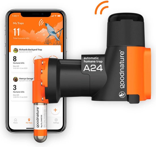 Goodnature rattenval A24 + Smart Cap | bol