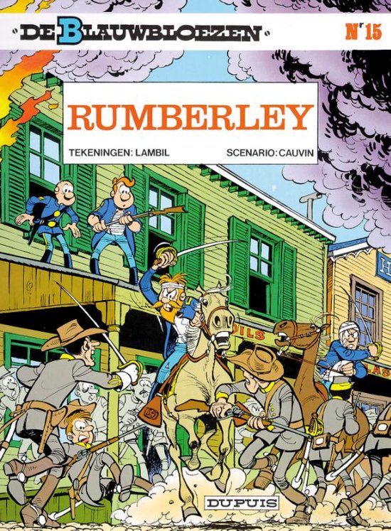 Cover van het boek 'Blauwbloezen / 15 Rumberley' van  Onbekend
