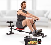 Bol.com Kendox RowShaper - Roei-apparaat voor thuis - Fitnessapparaat voor cardio- en krachttraining - Fitness Roeiapparaat met ... aanbieding