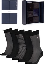 Tommy Hilfiger Sock Giftbox Birdeye (5-pack) - heren sokken - zwart -  Maat: 39-42