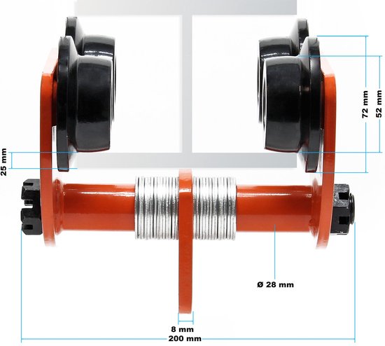 Trole Manual 500kg Para Talha Em Viga I De 75 A 125mm | Parcelamento