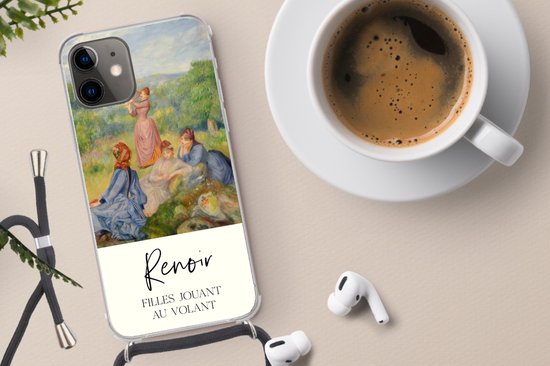 Coque avec cordon iPhone 11 - Peinture - Renoir - Impressionnisme - Siliconen - Bandoulière - Coque arrière avec cordon - Coque pour téléphone avec cordon - Coque avec corde