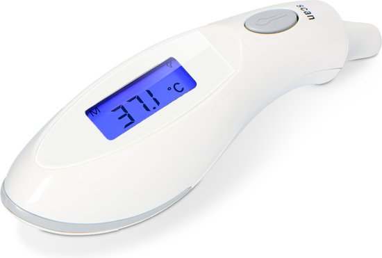 Foto: Alecto bc 27 infrarood oorthermometer wit