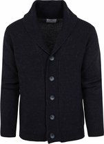 Suitable - Cardigan Uni Navy - Maat L - Modern-fit Suitable - Cardigan Uni Navy - Maat L - Modern-fit