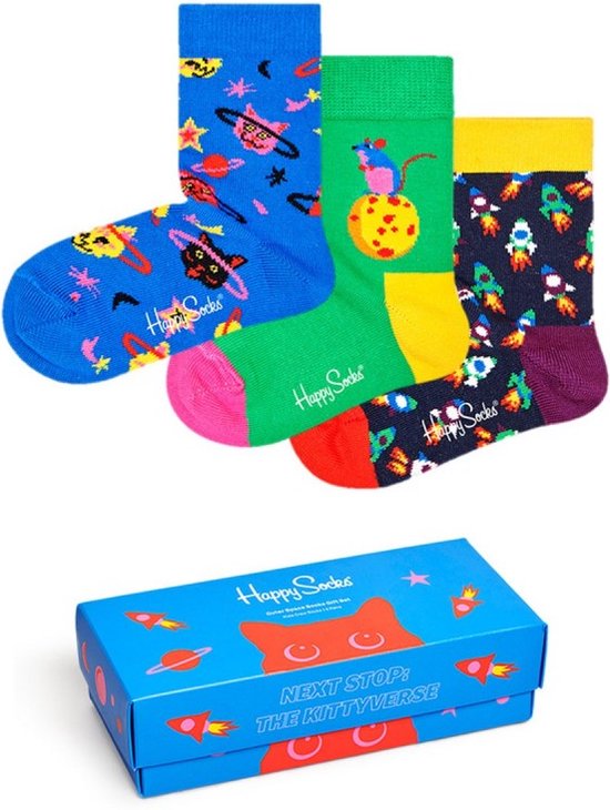 Happy Socks Kids Outer Space Giftbox - Maat 7-9Y - Happy Socks