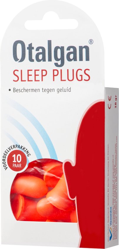 Otalgan Sleep Plugs Oordoppen - Oordopjes tegen geluidsoverlast - 10 paar - Otalgan