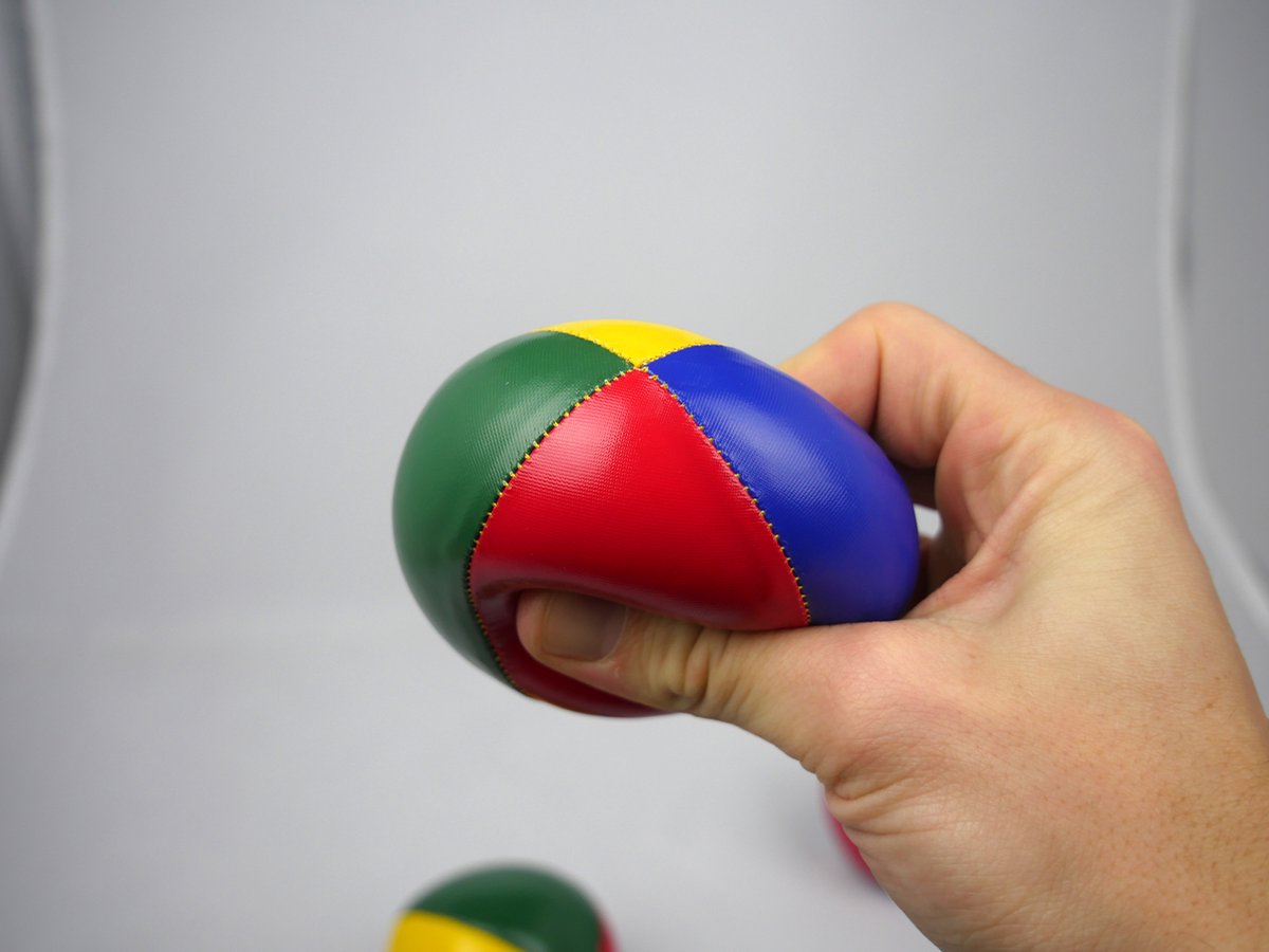 Balle de jonglage, lot de 3 balles pour jongler colorées pas cher
