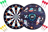 Dubbelzijdig Magnetic/Paper Space Kinder Dartboard - Darts