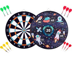 foto van Longfield Darts - Dubbelzijdig Magnetisch dartbord in ruimte thema