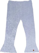 Pantalon flare velours blanc