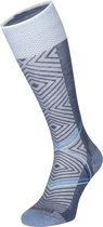 Sockwell Pulse Chaussettes de sport pour femme Classe 2 Denim |  Bleu | 32% laine mérinos | Taille M / L