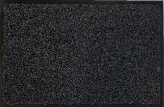 Ikado Ecologische droogloopmat zwart 58 x 118 cm