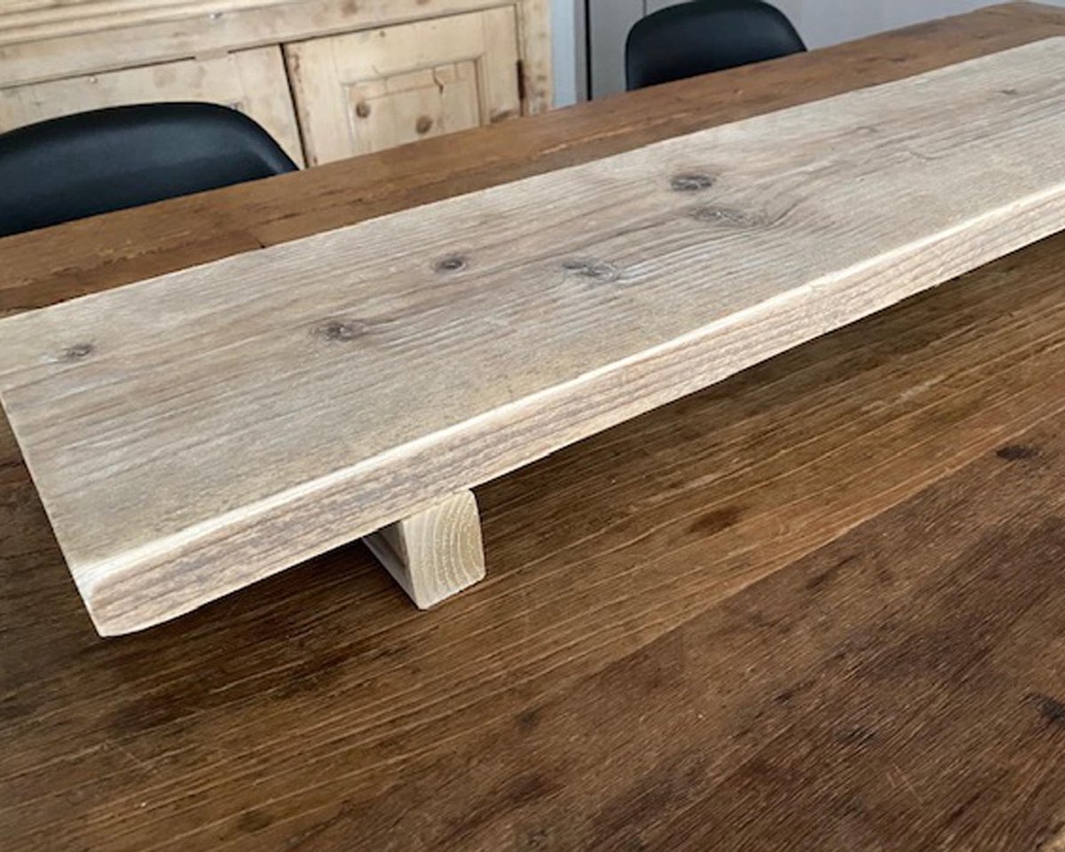 Vensterbank plank - Tafelplank - 90x19,5x7,5 cm - gebruikt hout - sloophout