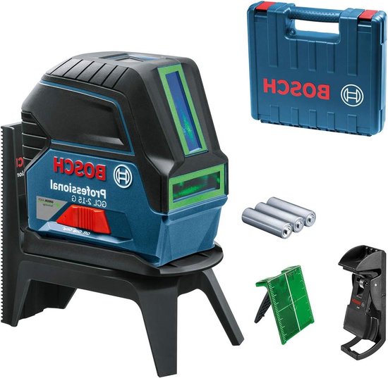 Bosch Kruislijnlaser Quigo Green - 12m - Groen -m et statief