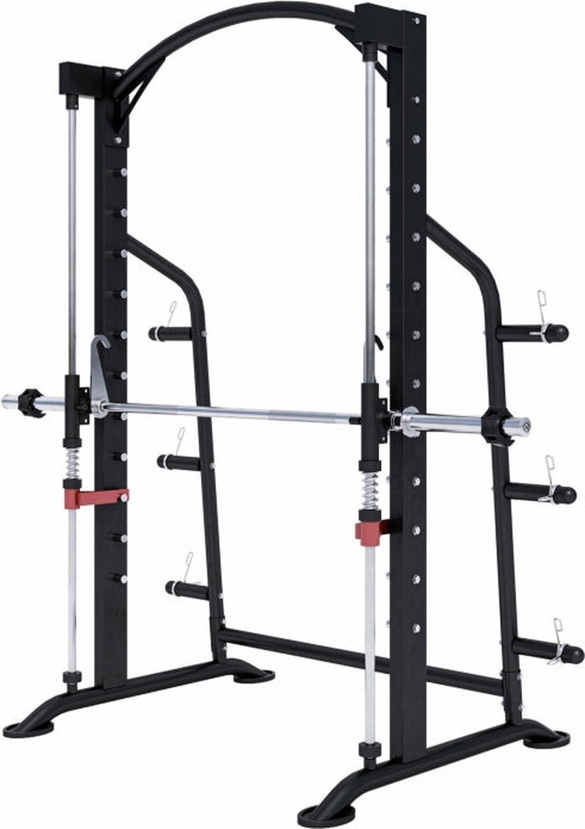 Gorilla Sports Multipress - Power Rack - Squat Rack - Krachtstation - Zwart