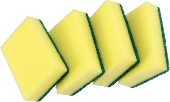 ASOUUNLD 10 stuks reinigingsspons, scrubspons van cellulose