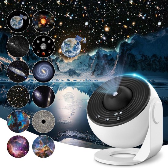 Sky Projector - 12 Modi - 360° Rotatie - Sterren Projector - Starry Projector Light - Sky Projector Kinderen - Galaxy Projector — afbeelding 2