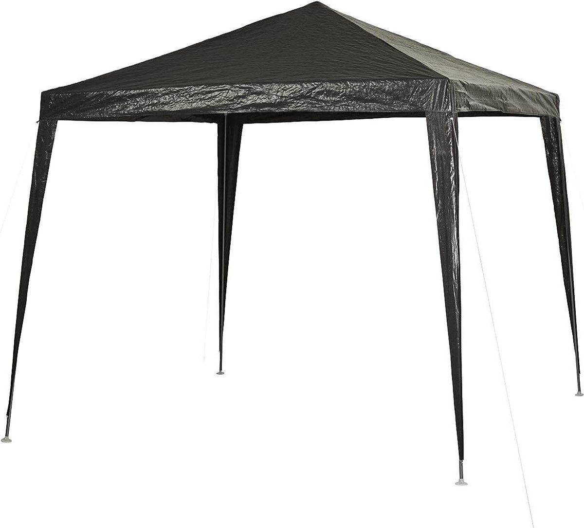 Prieel antraciet - Robuust tuinprieel - Festival onderkomen - Dakoppervlak 24x24 - PE-zeil 90 - Waterdicht