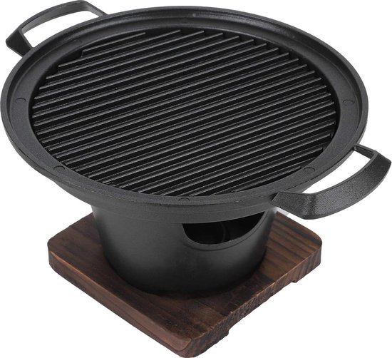 Nikou Houtskoolfornuis – Draagbare Mini-barbecuegrill | Snel Opwarmen, Gelijkmatige Warmte | Multifunctioneel Voor Vlees, Groenten En Rijstkoeken | Voor Kamperen En Tuinfeesten