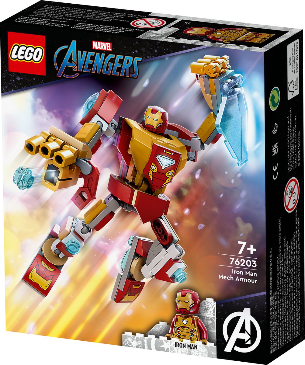 LEGO Marvel Iron Man Mechapantser - 76203 — afbeelding 19