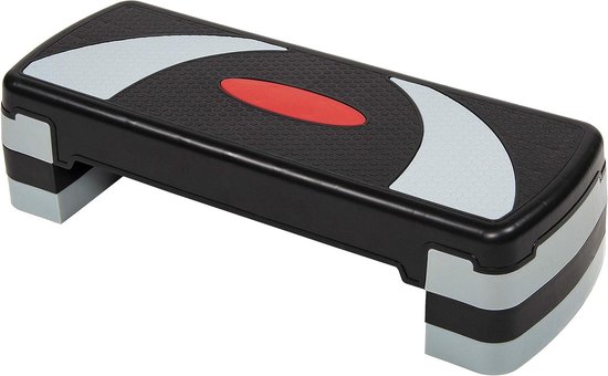 Yes4All Multifunctional aerobic stepper, extra half round legs, 4'' 6'' adjustable step aerobics platform for training, step and balance exercise