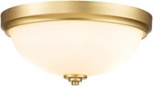 Feiss LED Badkamerarmatuur Malibu | 2X E27 Max 60W | IP44 | Dimbaar | Brushed Brass