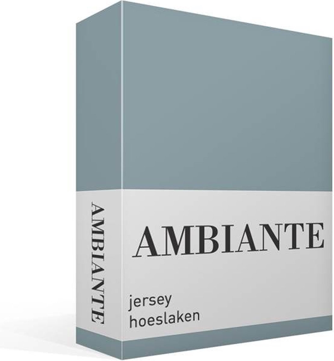 Ambiante jersey hoeslaken - Lits-jumeaux - Blue
